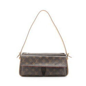 Louis Vuitton Viva Cite Shoulder Bag Leather Monogram Brown
